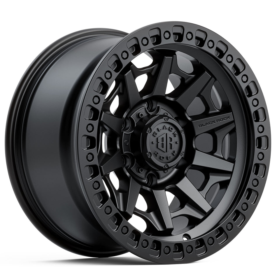 BLACK ROCK CAGE SATIN BLACK 6x139.7