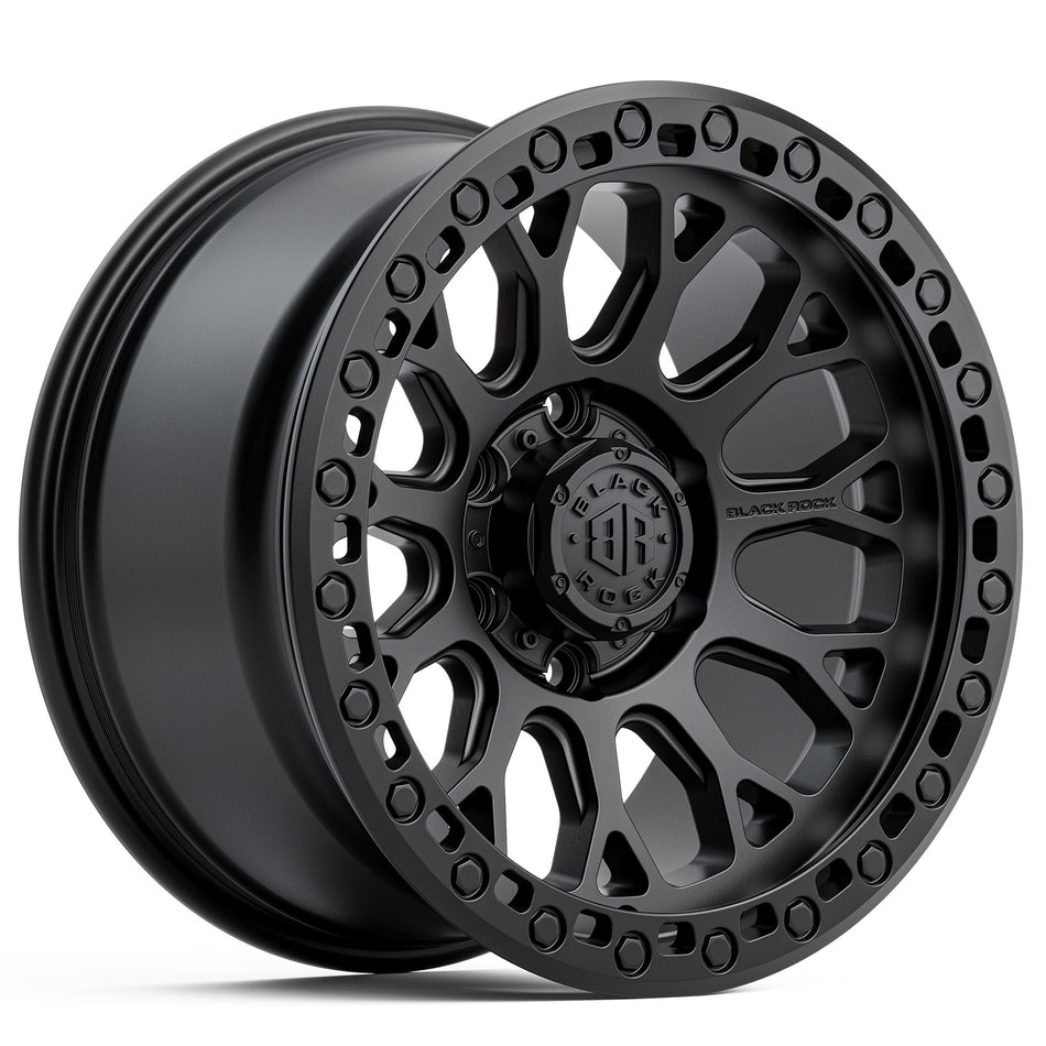 BLACK ROCK SPIDER SATIN BLACK 6x139.7