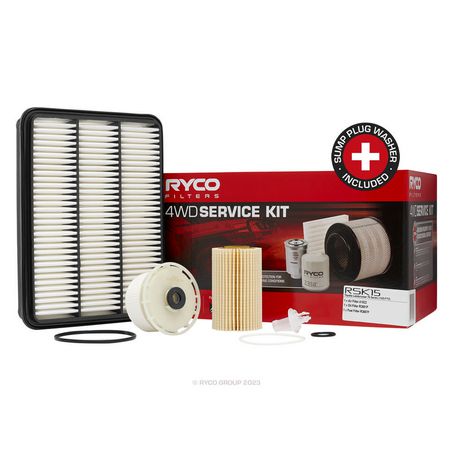 Ryco 4WD Service Filter Kit to suit Toyota Landcruiser 70 Series 4.5L (1VD-FTV)