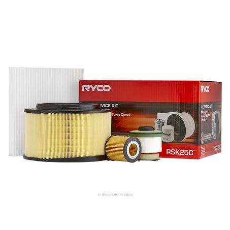 Ryco 4WD Service Filter Kit to suit 3.2L Mazda BT50/Ford Ranger PX