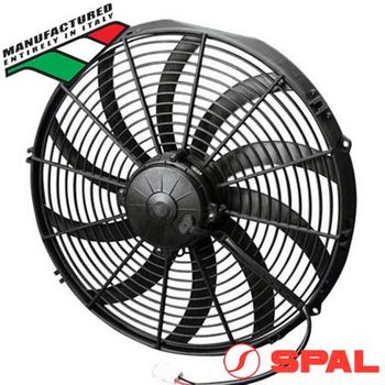 SPAL Thermo Puller Fan - 16" Skew 12V - 2018 CFM - 19.5Amps, (EF3534)